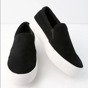 Suede Black Sneakers